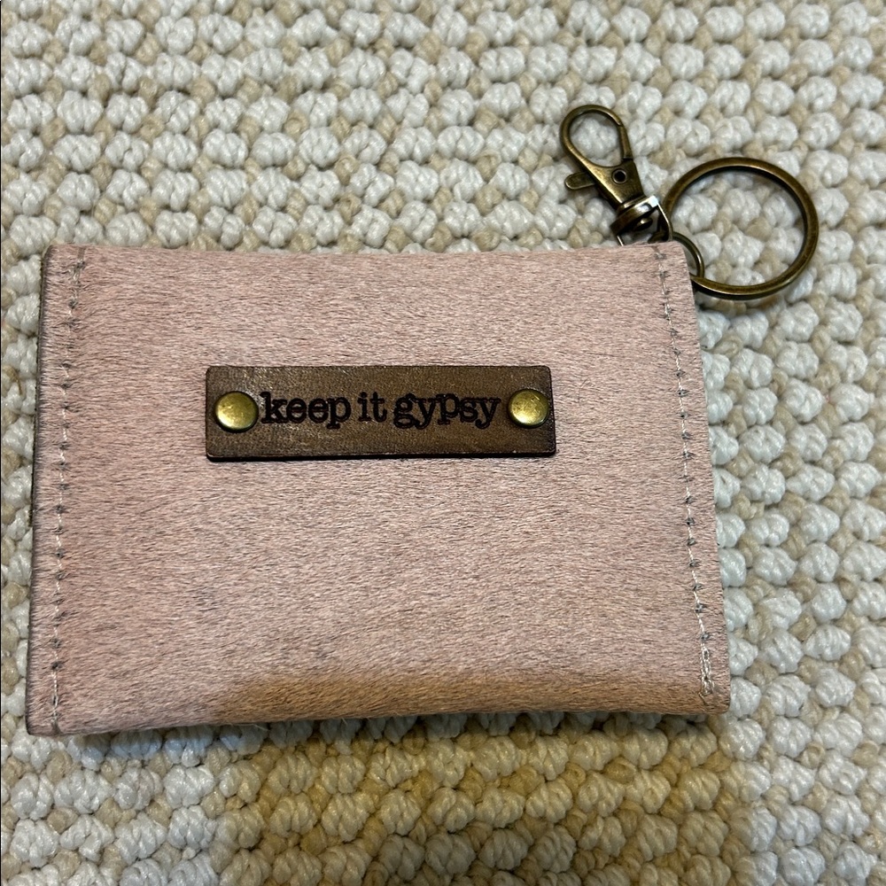 Keep it Gypsy Leather and Cowhide AB Stones Wallet NWOT - Picture 2 of 5